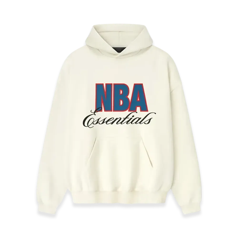 FEAR OF GOD ESSENTIALS NBA 90s Hoodie "Cream White"