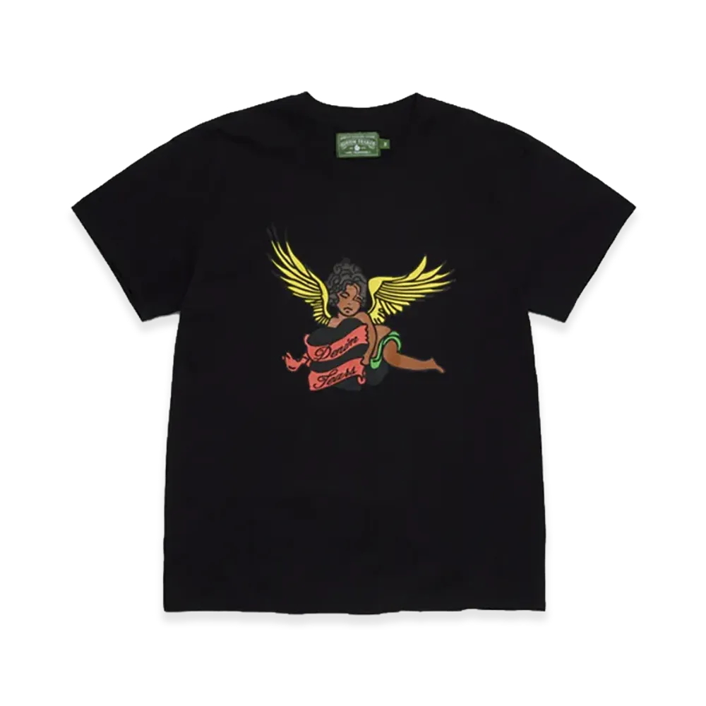 DENIM TEARS Black Cherub Tee "Black"