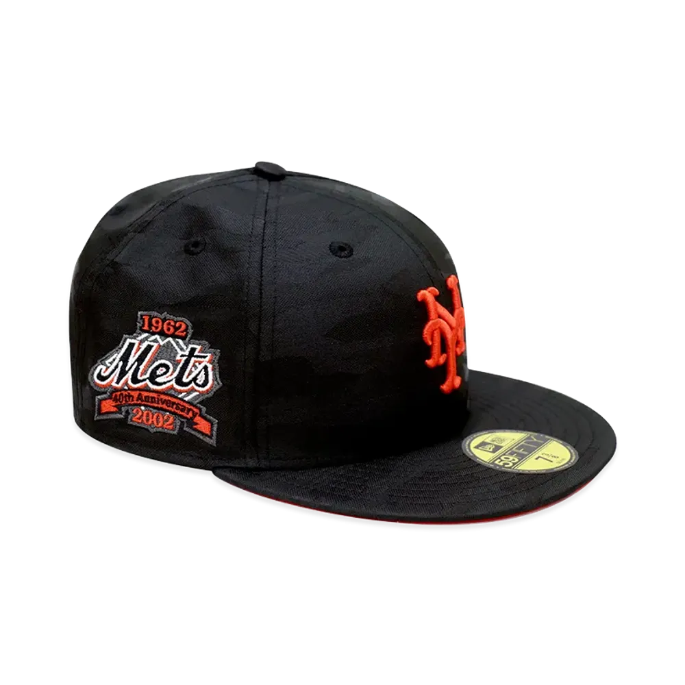 NEW ERA x THE CAP 59Fifty Smokescreen New York Mets "Black Camo"