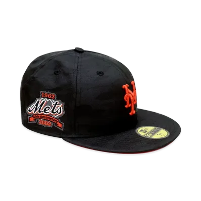 NEW ERA x THE CAP 59Fifty Smokescreen New York Mets "Black Camo"