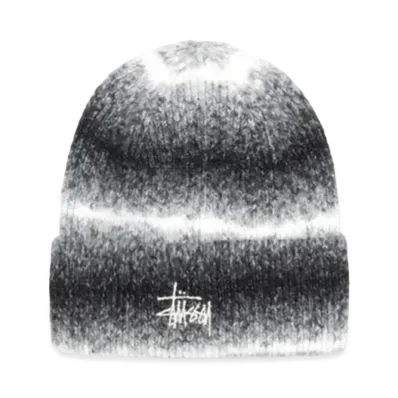 Stussy Cuff Beanie Knit Stripe "Black"