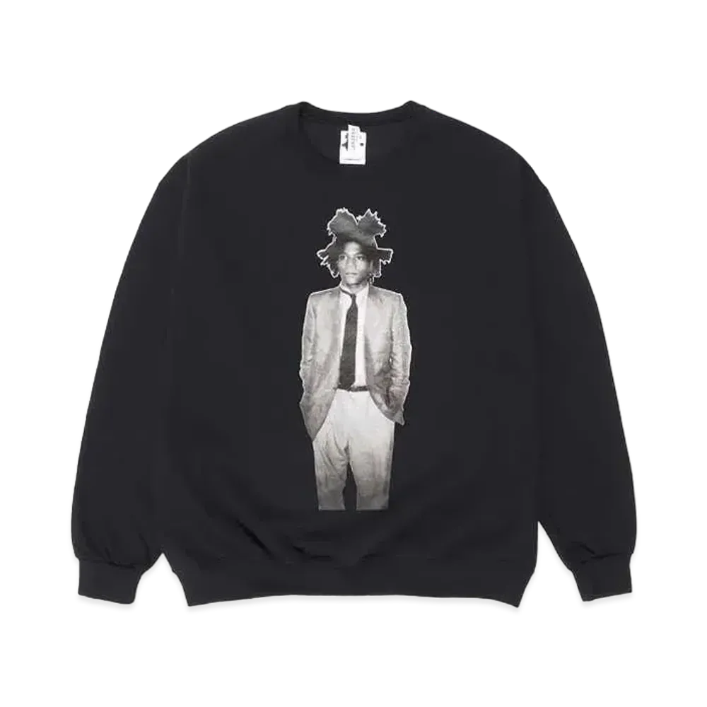 WACKO MARIA Jean-Michel Basquiat / Sweat Shirt "Black"