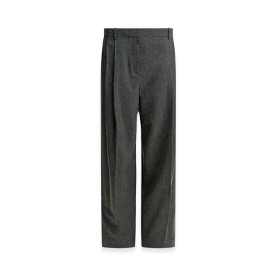 KHAITE Women's "August" Wool Pants "Gray"