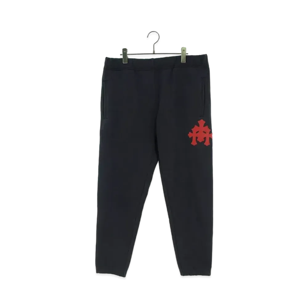 Chrome Hearts Y Not Sweat Pants Cross Patch Sweat Long Pants "Navy/Red"