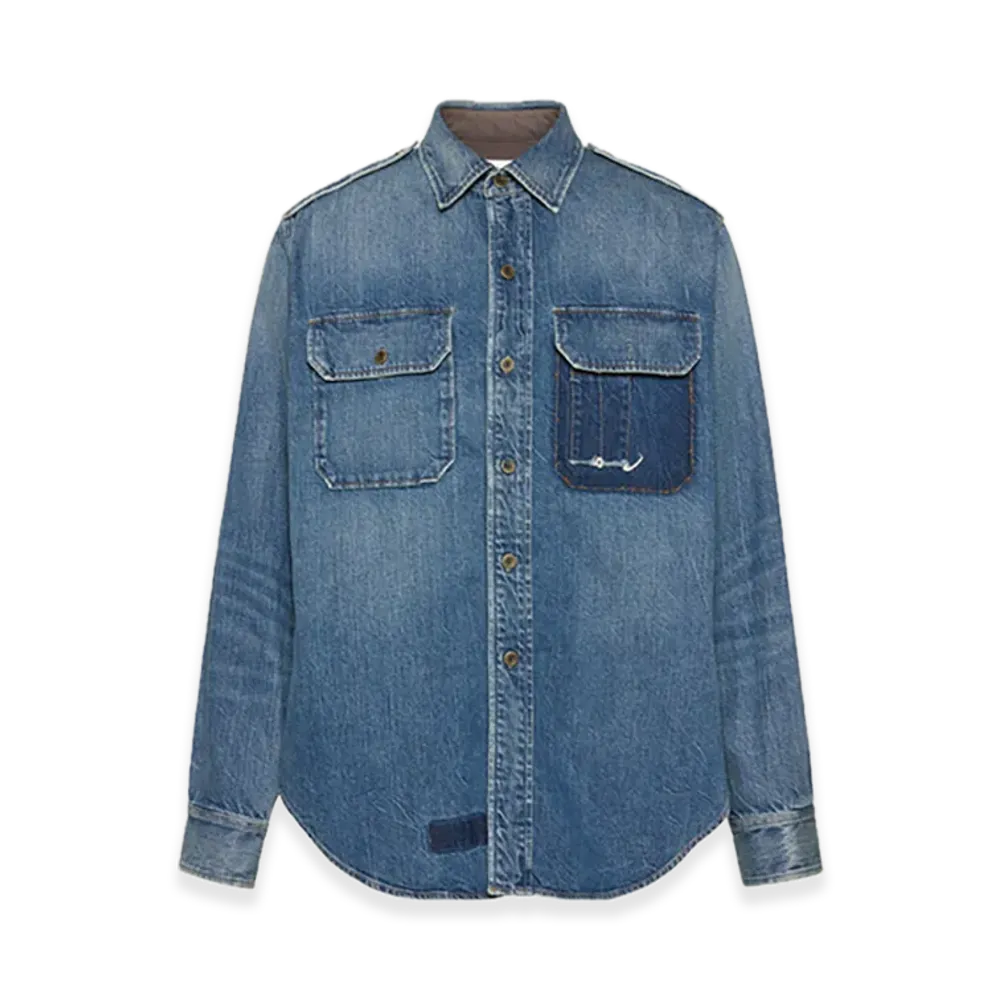 Maison Margiela Denim Shirt "Vintage Medium Blue"