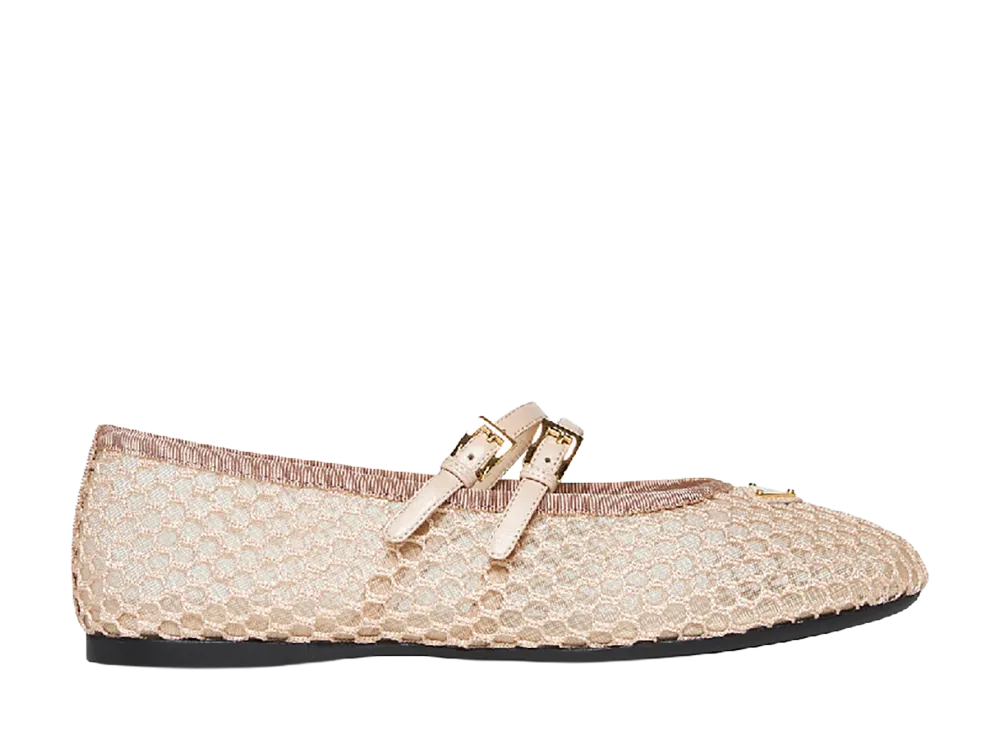 PRADA Women's Flat Shoes "Beige"