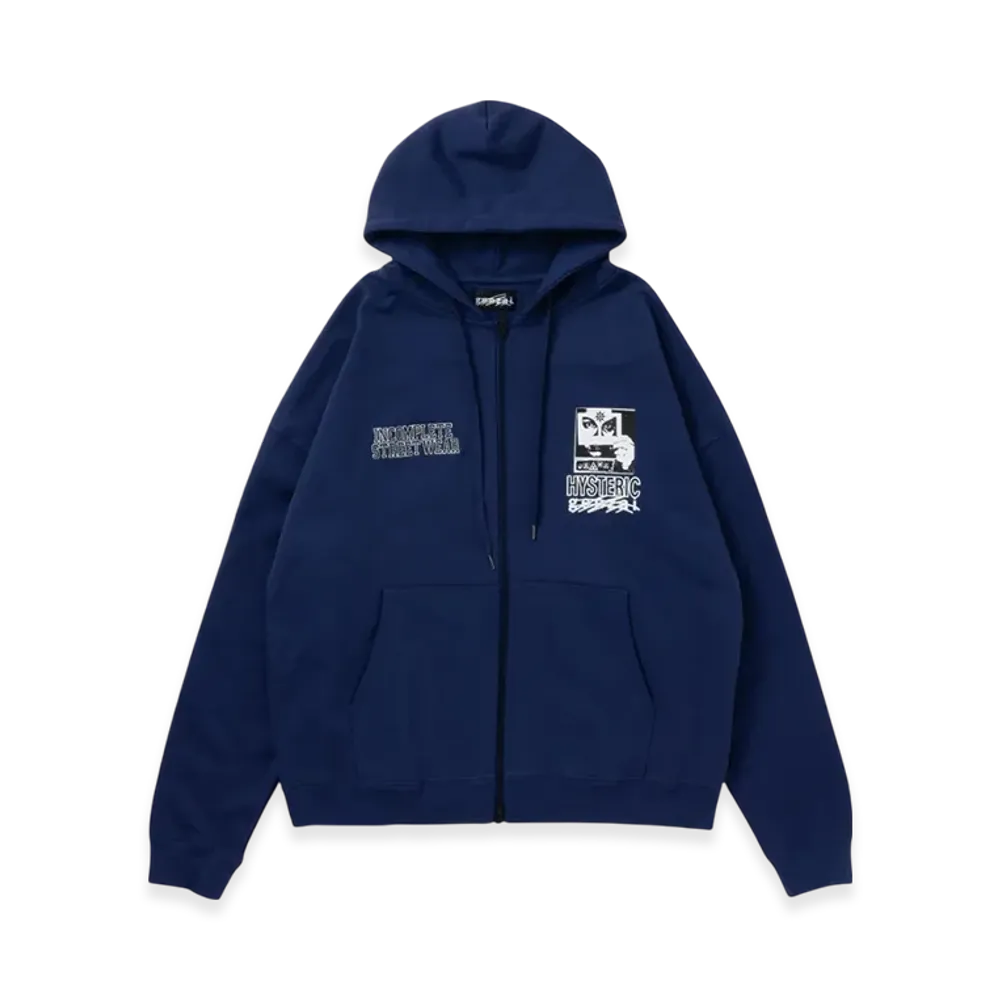 HYSTERIC GLAMOUR x Genzai Zip Hoodie "Purple"
