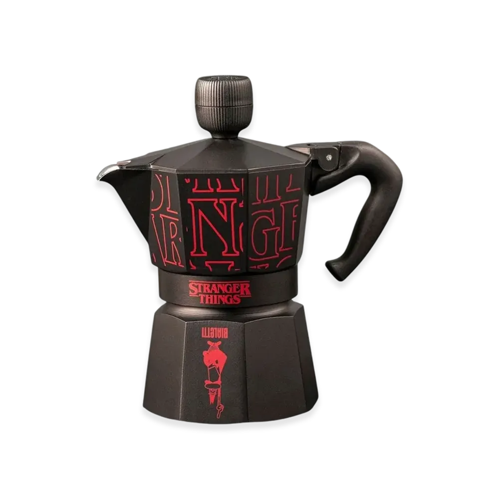 Netflix Stranger Things x V.A. x BIALETTI Moka Express Sound 3cups "Black"
