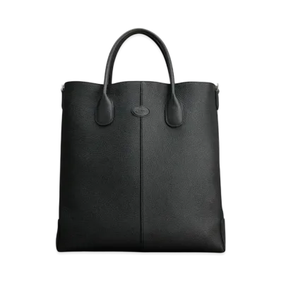 TOD'S Di Bag Tote in Leather Medium "Black"