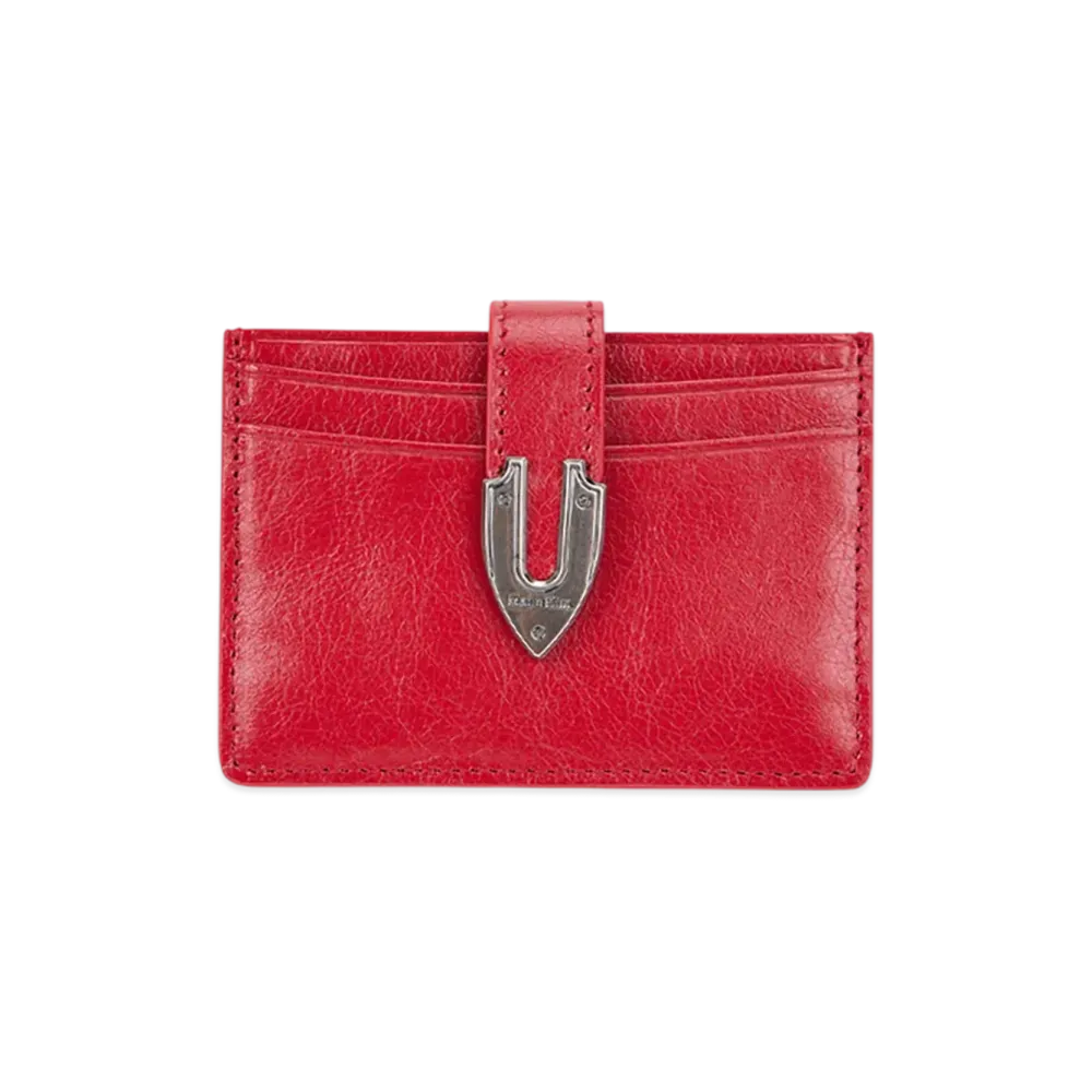 Matin Kim Western Buckle Card Wallet "Red"