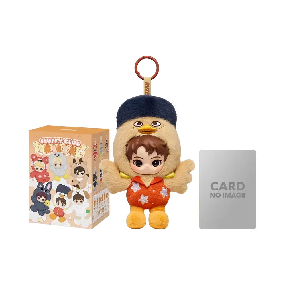 POP MART RIIZE Fluffy Club Series Vinyl Plush Doll Pendant Fluffy DDOLBYEONG (Secret)