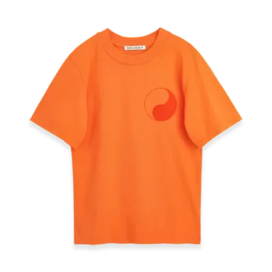 OUR LEGACY Kids Work Shop Box T-Shirt "Red Orange"