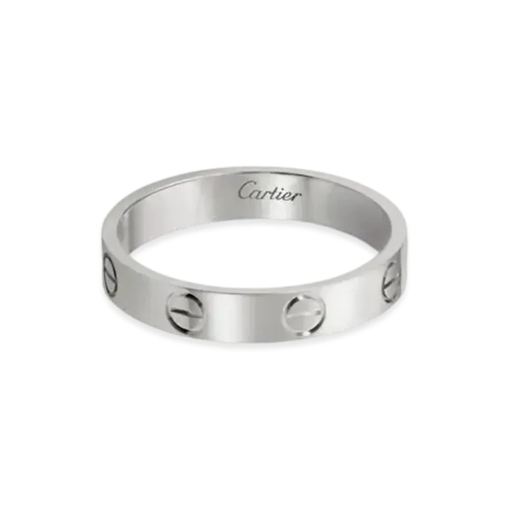 Cartier Love Wedding Band "White Gold"