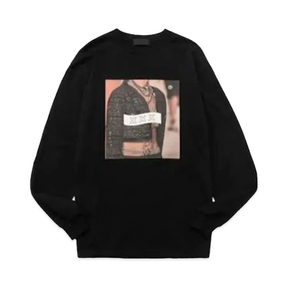 GOD SELECTION XXX LONG SLEEVE T-SHIRT GX-A21-LT-02 "Black"