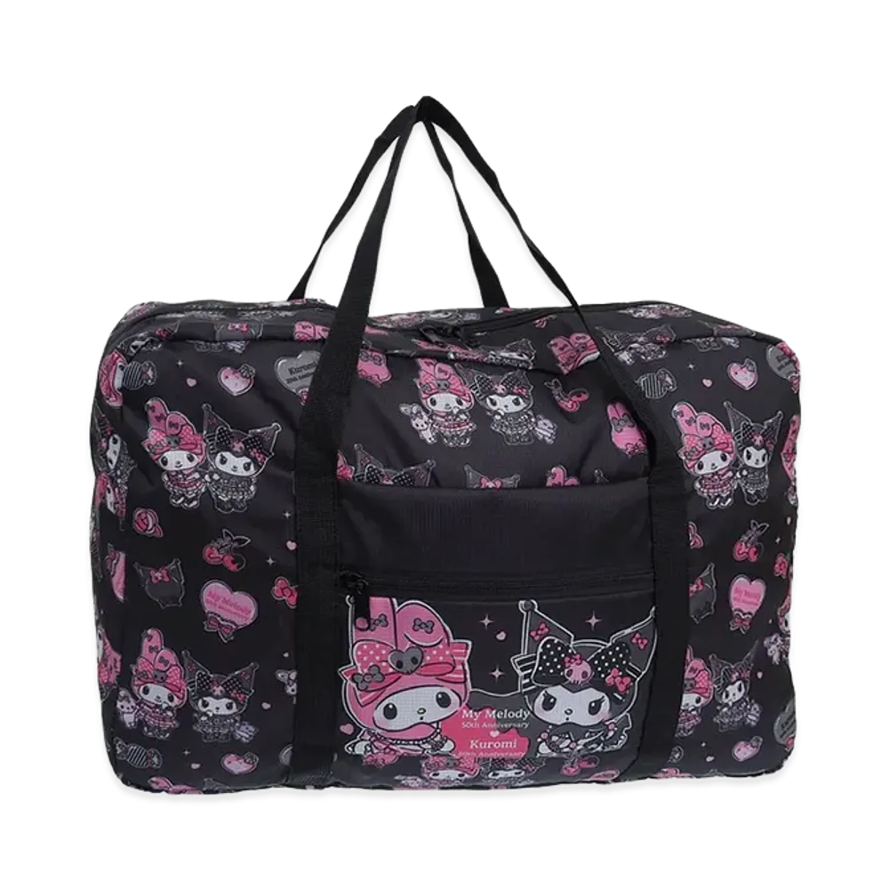Sanrio Women's Carry-on Bag 10 My Melody Kuromi "Black"