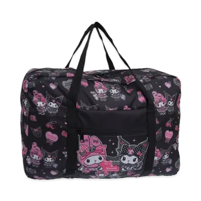 Sanrio Women's Carry-on Bag 10 My Melody Kuromi "Black"