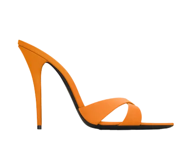 Saint Laurent Women's Mules "Orange"