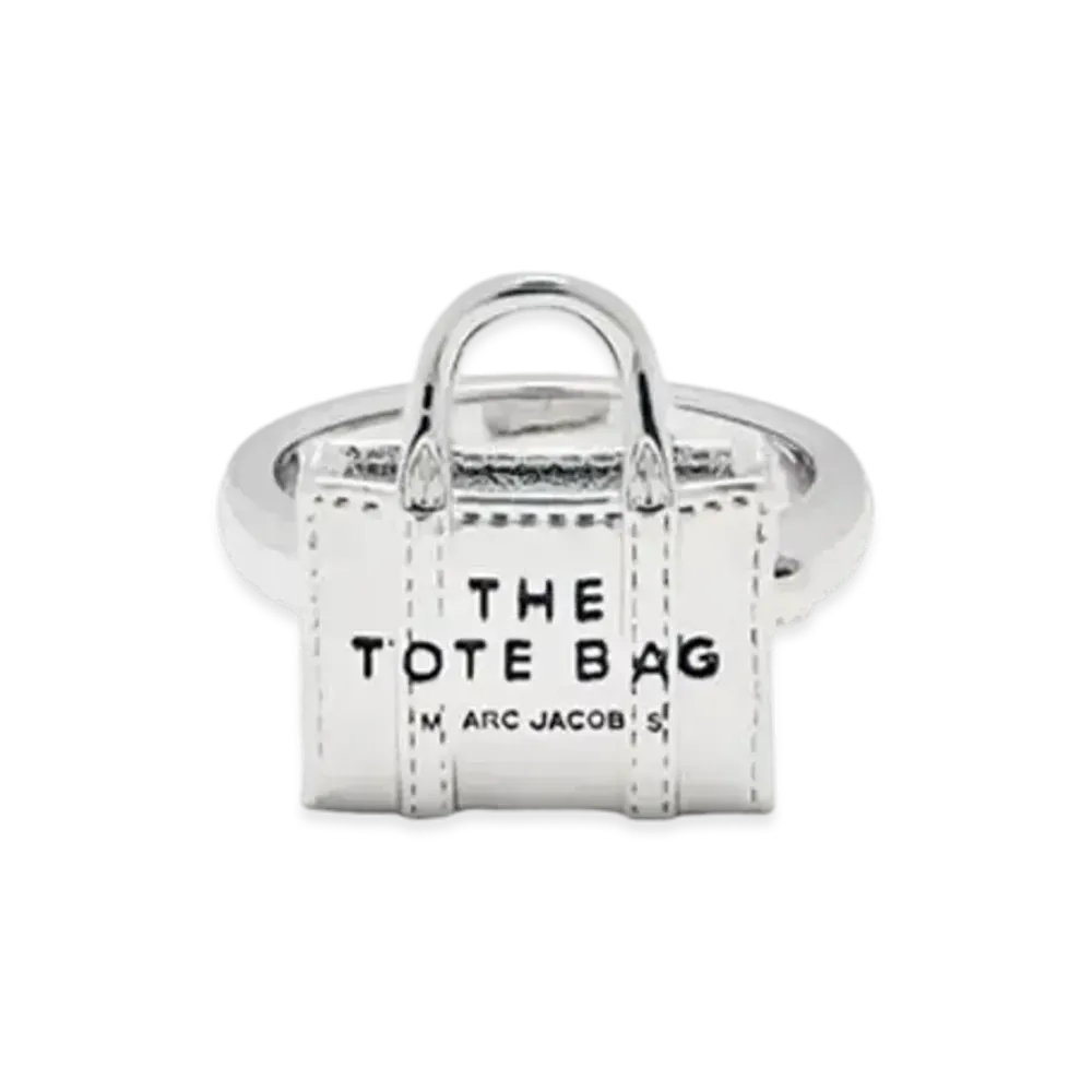 Marc Jacobs Mini Icon Tote Bag Ring "Silver"