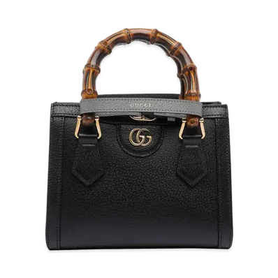 GUCCI Women's Handbag With 2 Rem.Bands And 2 Removab.Shoulders "Black"
