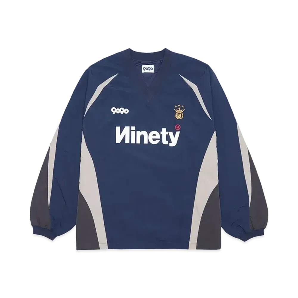 9090 Tech Nylon Pullover "Navy"