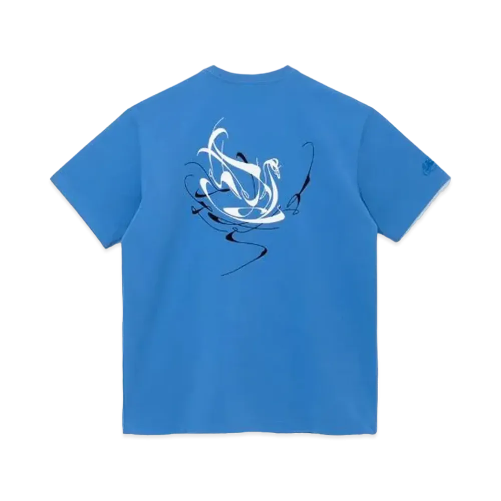 NEW ERA BTS x MLB Black Swan New York Yankees Performance Tee "Air Force Blue"