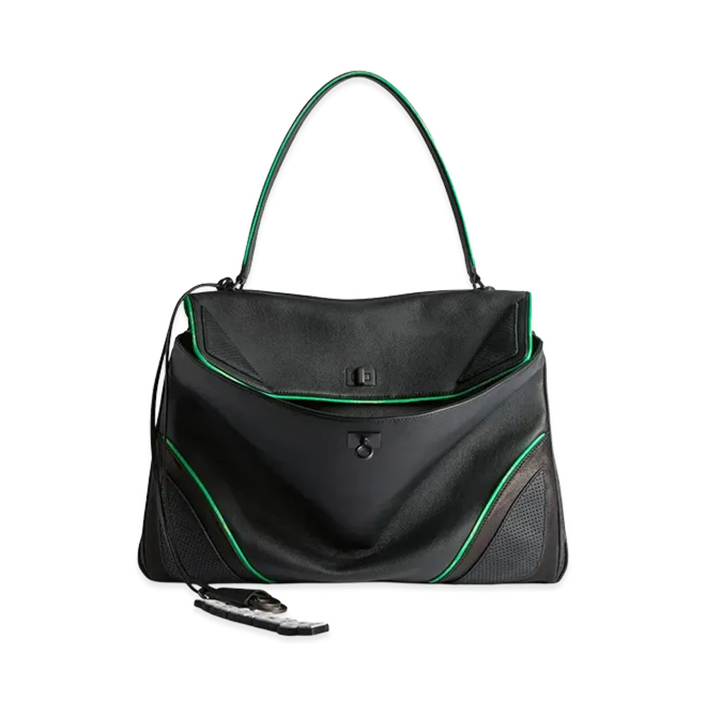 BALENCIAGA Rodeo Biker Handbag Large "Black"