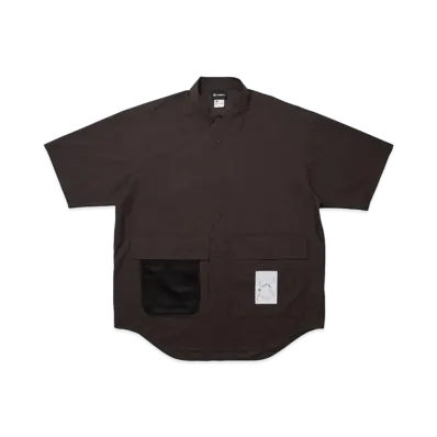 Goldwin x Same Paper Work From Wild Short Sleeve Shirt (Unisex) "Deep Brown"