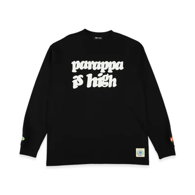 WIND AND SEA x PaRappa the Rapper x DE LA SOUL Logo L/S Tee "Black"