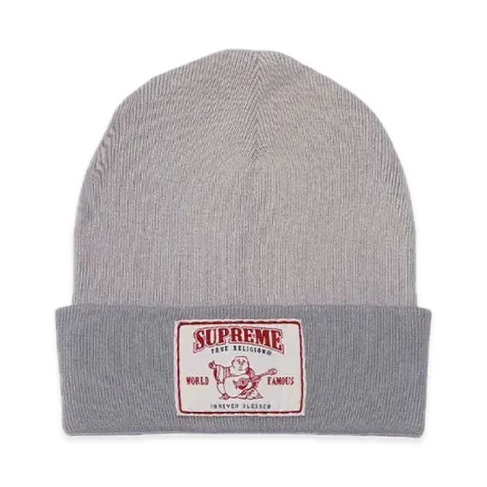 Supreme x True Religion Beanie "Grey"