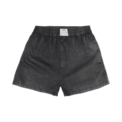 X-Girl Pigment Dyed Easy Shorts "Black"