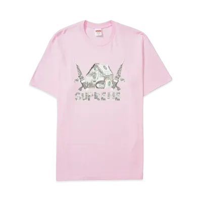 Supreme Origami Tee "Light Pink"