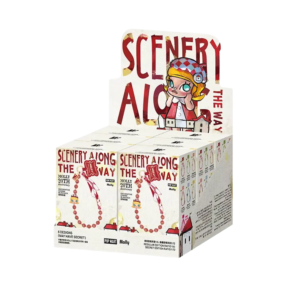 POP MART MOLLY Scenery Along the Way Series - Decorative Charm Blind Box [Assortment Box]