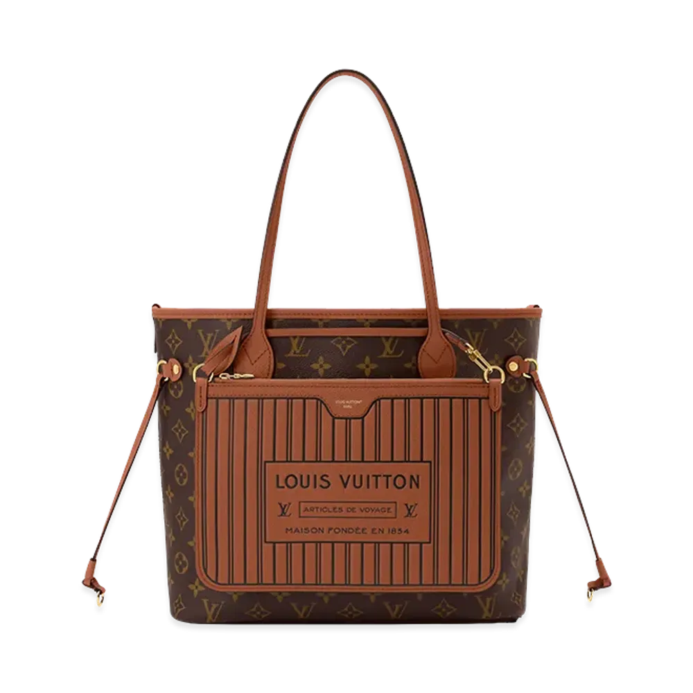 Louis Vuitton Neverfull Inside Out MM Reversible "Tan"