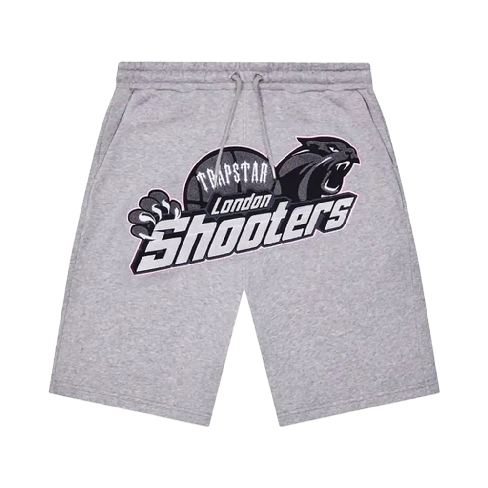 TRAPSTAR x SHOOTERS Hoodie Shorts Set "Gray"