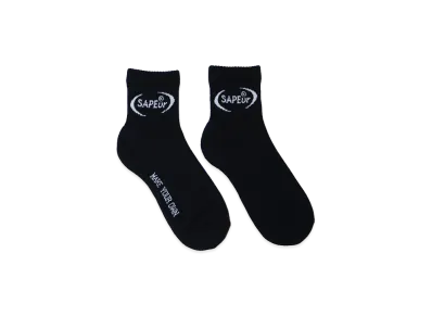 SAPEur Short Length Oval Logo Socks "Black"