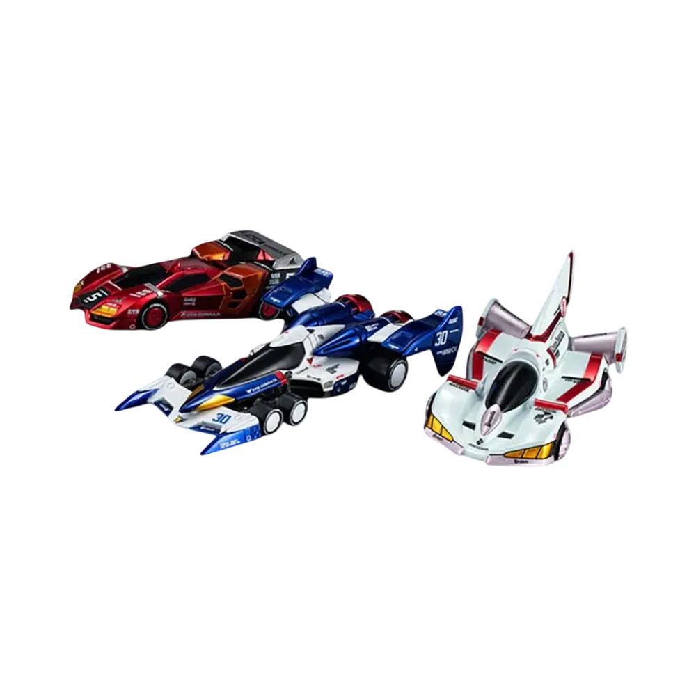 MegaHouse "Cyber Formula Collection Heritage Edition" -Future GPX Cyber Formula- Fujioka circuit decisive battle 3 car set