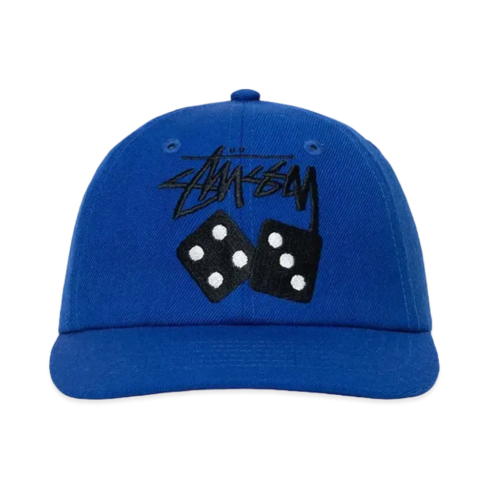 Stussy Stock Dice Low Pro Cap "Blue"
