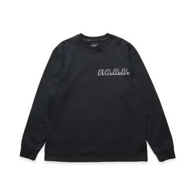F.C.Real Bristol Shadow Emblem L/S Tee "Black"