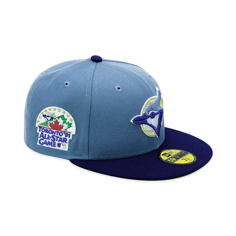 NEW ERA x THE CAP 59Fifty ASG Special Collection Toronto Blue Jays 1991 "Blue/Dark Royal"