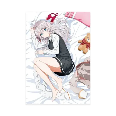 BANDAI "Ichiban Kuji" -The girl next door Arya-san who sometimes whispers in Russian- B Prize Sleeping Visual Cloth with Recorded Voice Arya