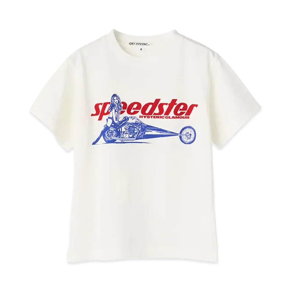 HYSTERIC GLAMOUR Kids Speedster Tee "White"