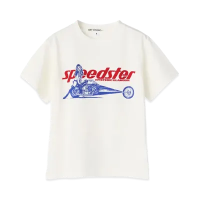 HYSTERIC GLAMOUR Kids Speedster Tee "White"