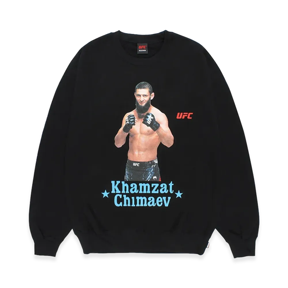 WACKO MARIA x UFC Heavy Weight Sweat Shirt "Black"