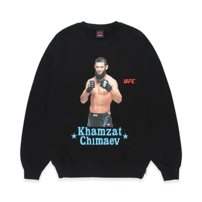 WACKO MARIA x UFC Heavy Weight Sweat Shirt "Black"