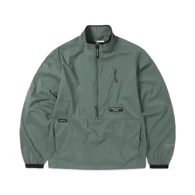 thisisneverthat PERTEX® QA Half Zip Pullover "Sage"