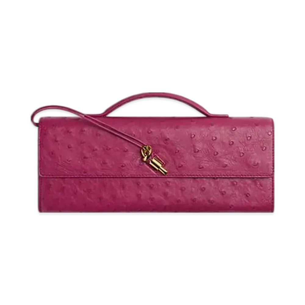 Bottega Veneta Andiamo Clutch "Cinnabar"