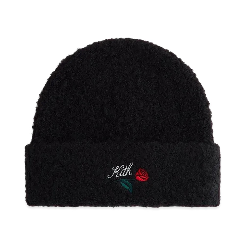Kith Boucle Yarn Mia Beanie "Black"