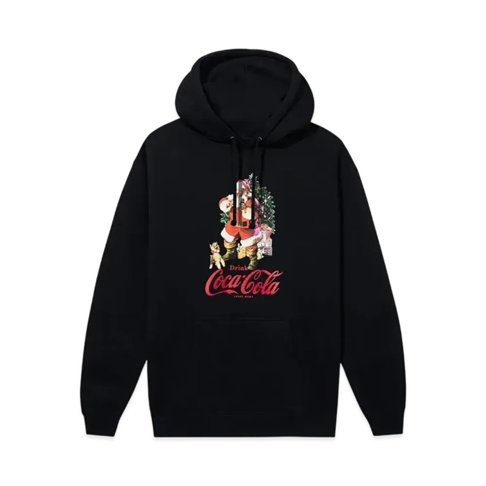 ANTI SOCIAL SOCIAL CLUB x Coca-Cola Santa Social Hoodie "Black"
