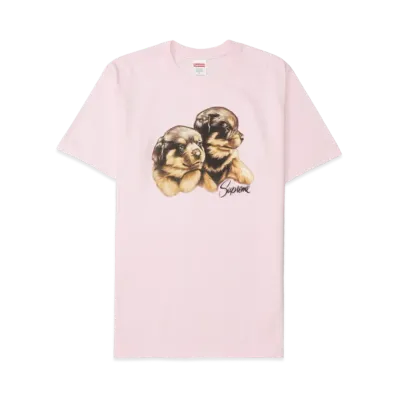 Supreme Puppies Tee "Light Pink"