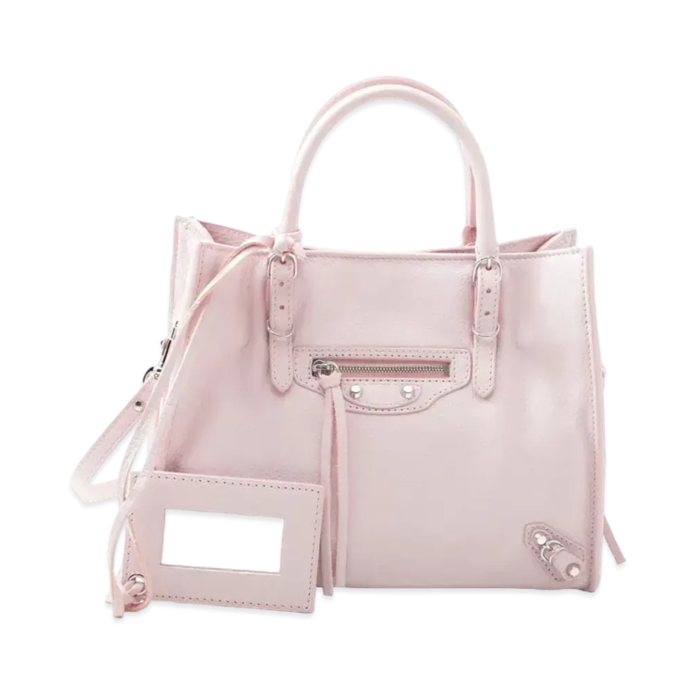 BALENCIAGA Paper A4 leather 2Way Bag "Pink"